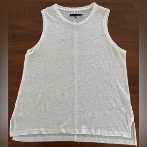Rag & Bone Sheer Linen Tank Top